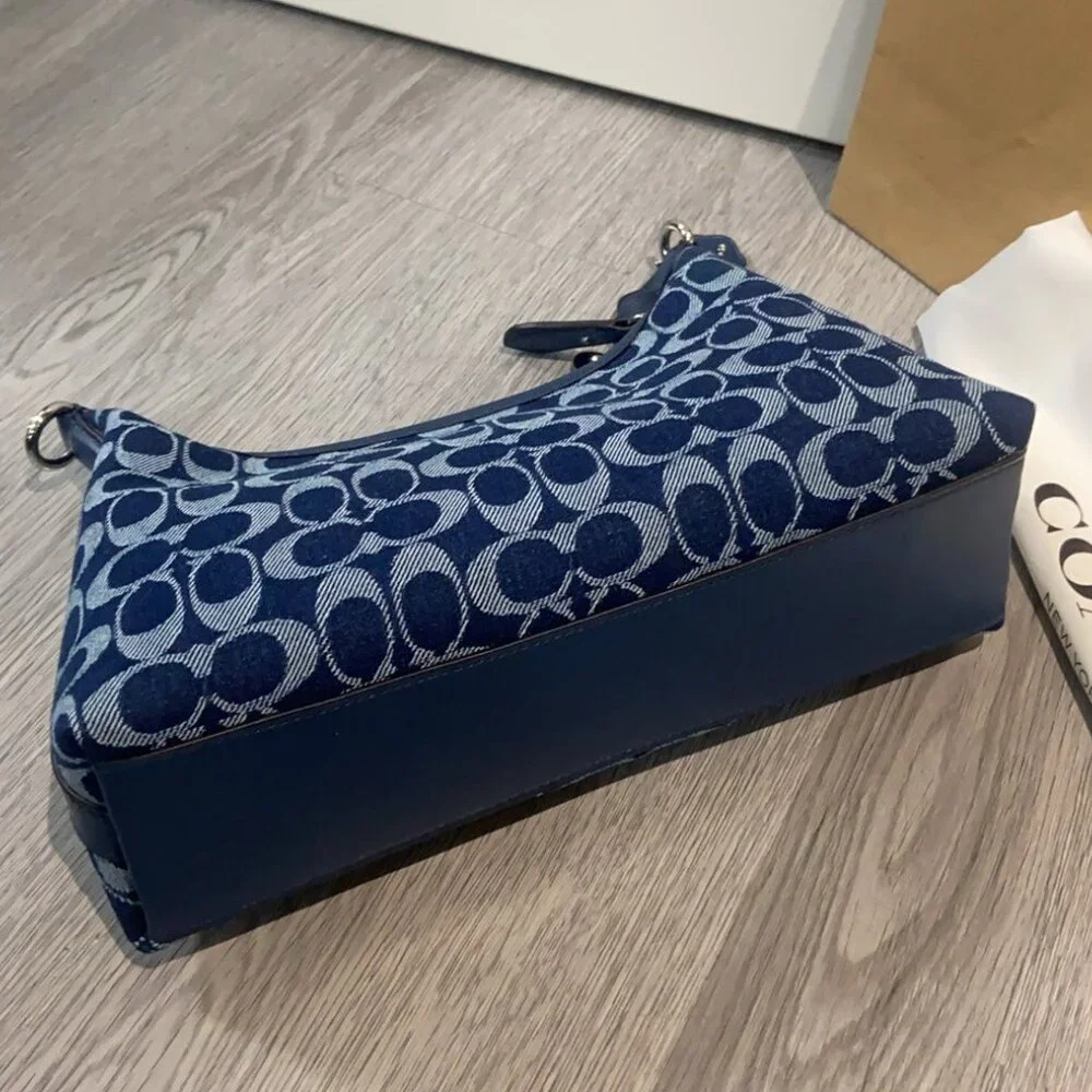 Coach navy blue small bag - Picture 4 of 9